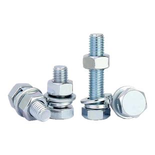 加长螺杆4.8级外六角螺栓M8M10M12M14M16M18M20