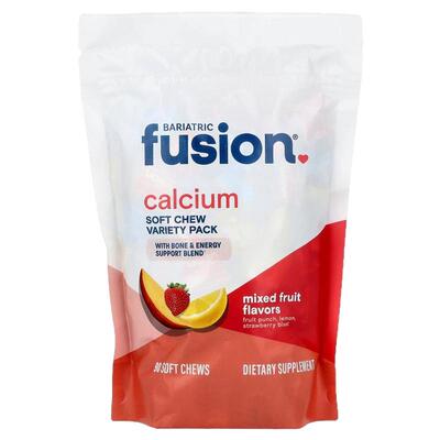 Bariatric Fusion,Calcium Variety Pack, Mixed Fruit, 90 Soft