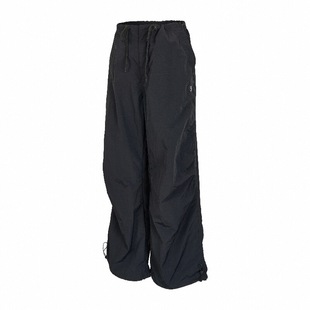 SMILE DDD抽绳工装裤女小个子宽松嘻哈设计感街舞休闲裤跳舞裤子