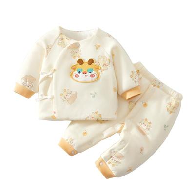 温巢新生婴儿衣服冬季分体套装