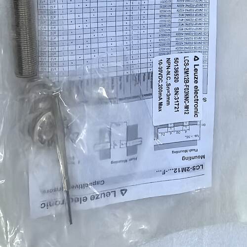 议价新到原装劳易测光电感测器LCS-2M12B-F03NNC-M12订货号501365