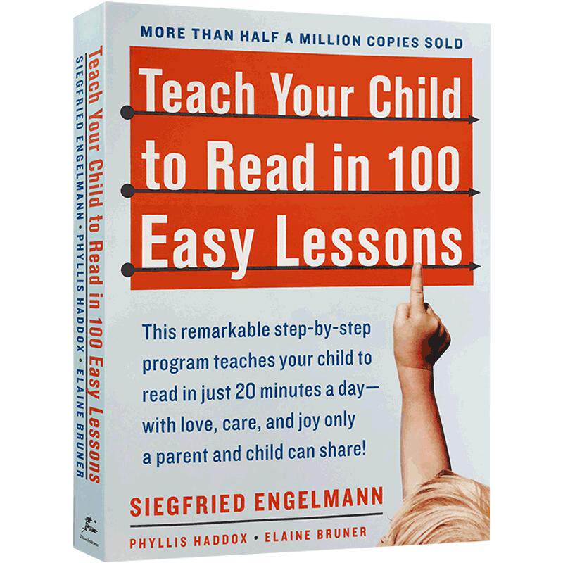 英文原版 Teach Your Child to Read in 100 Easy Lessons 英语阅读教学书 轻松100课教会孩子阅读英文