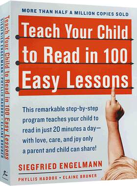 英文原版 Teach Your Child to Read in 100 Easy Lessons 英语阅读教学书 轻松100课教会孩子阅读英文