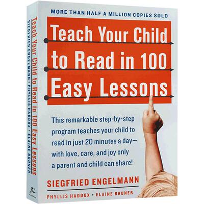 英文原版 Teach Your Child to Read in 100 Easy Lessons 英语阅读教学书 轻松100课教会孩子阅读英文