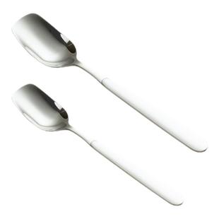 加厚316不锈钢勺子食品级饭勺勺家用汤匙调羹儿童餐勺甜品酸奶