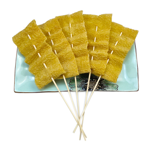 干豆皮串干货100串大豆蛋白人造肉豆制品火锅麻辣烫关东煮豆干串