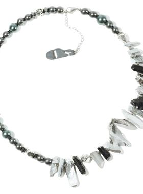 小众设计感情侣时尚西项链