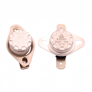 KSD301/302温控开关10A250V温控器常开/常闭45度~185度温度控制器