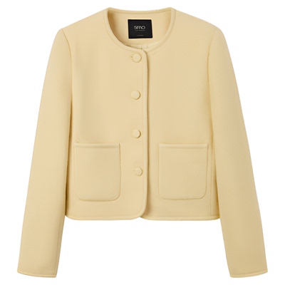 SPAO新季新品易搭小香风羊毛外套