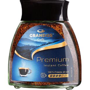 【进口】格兰特咖啡柏瑞姆冻干速溶黑咖啡100gX1瓶原装进口黑咖啡