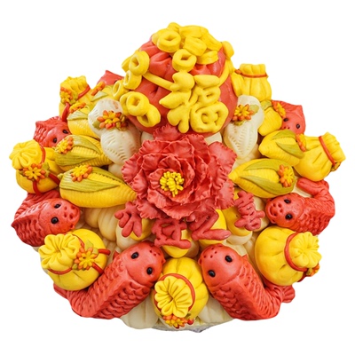 胶东花饽饽开业乔迁安居庆典蛋糕