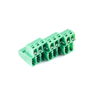 KF127A-5.08-2*2/3P双排直插 300V 5.08mm间距螺钉式PCB接线端子
