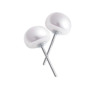 【自营】daisy beauty99纯银养耳洞5A级天然淡水珍珠耳饰足银耳钉