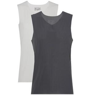 【2件包】爱慕先生夏日冰丝2.0系列男士吸湿速干轻薄净痕宽肩背心