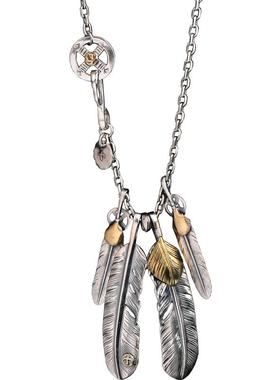 余文乐同款高桥羽毛长项链