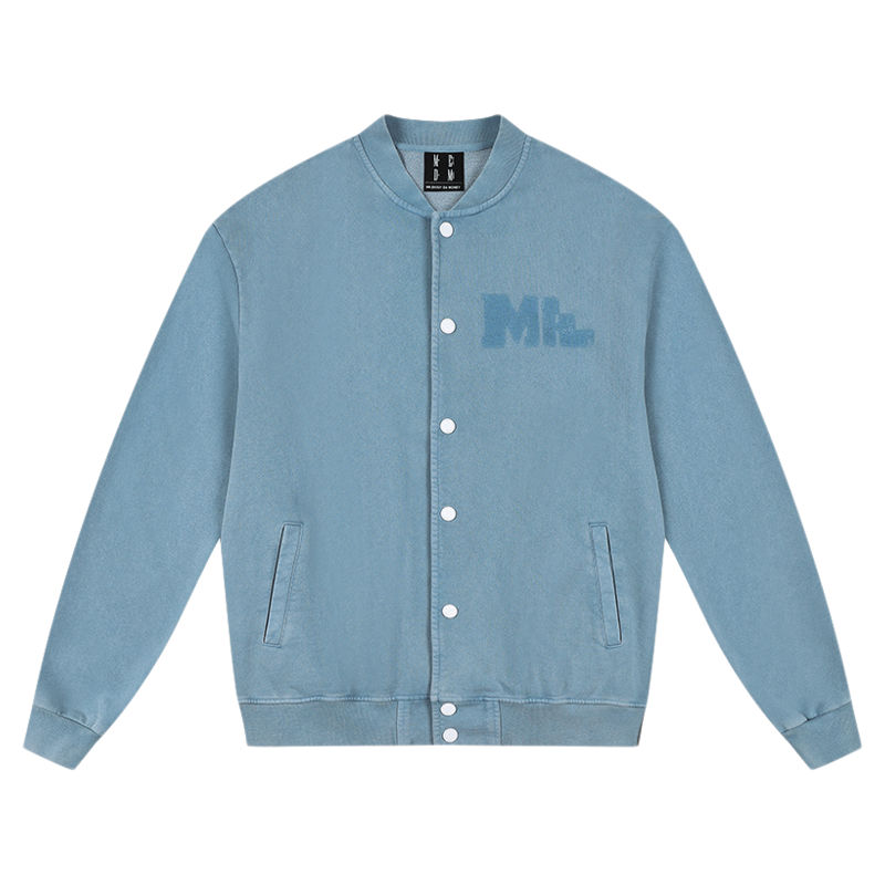 MEDM简约纯色基础logo棒球服