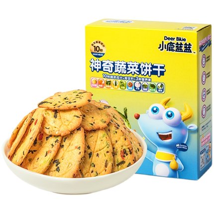 【59元任选7件】小鹿蓝蓝爆款婴儿辅食宝宝零食磨牙棒泡芙山楂棒B
