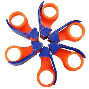 加厚透明5CM6CM宽塑料胶带切割器大小号手握式封箱器快递铁质打包器神器胶纸机自动封口胶布切割器封箱机手动