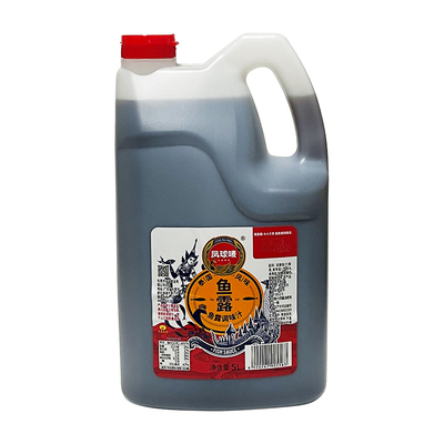 凤球唛鱼露5L*4桶整箱泰式风味鱼露调味汁商用潮汕虾油泡菜鱼酱油