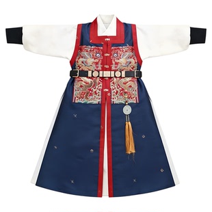 汉服男童秋冬季中国风新款小男孩明制古装套装儿童古风演出服套装