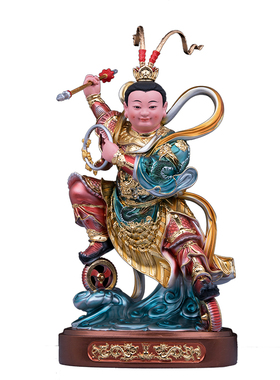 树脂新品哪吒三太子神像