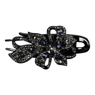 韩国高端抓夹中号优雅后脑勺发夹女复古镶钻高级感发量多盘发夹子