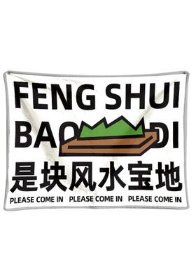 游戏我的世界苦力怕卡通儿童午休盖毯新款办公室披肩午休小毯子