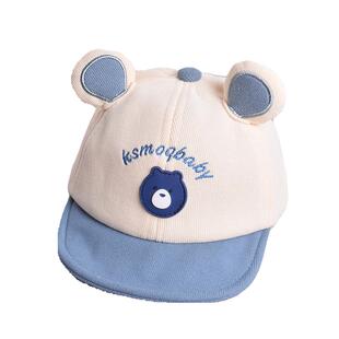 宝宝帽子春秋季婴幼儿软檐棒球帽遮阳秋冬可爱萌男女宝婴儿帽子潮