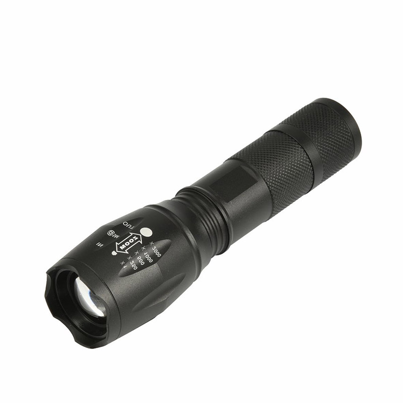手电筒强光可充电式超亮远射家用户外小便携迷你小型led灯充电宝
