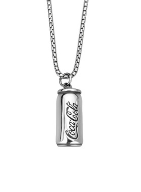 原创可乐项链吊坠男士潮嘻哈轻女