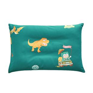 匹鲁儿童枕头3岁以上全棉可水洗透气纯棉6岁宝宝四季通用枕芯枕套