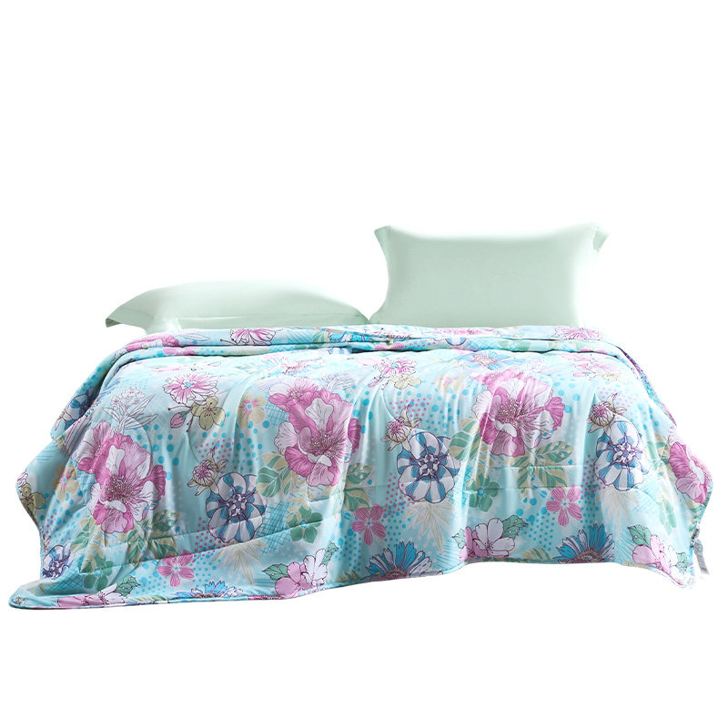 富安娜夏凉被夏被空调被子被芯薄被学生宿舍单人毯子可机洗凉被