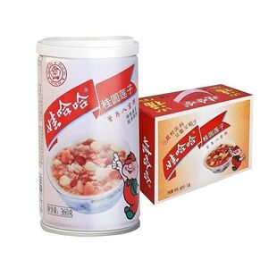 八宝粥娃哈哈桂圆莲子360g*12罐批发速食营养早餐代餐粥罐装健康