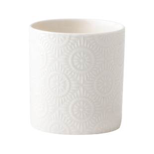 巷子尾〖高颜值浮雕收纳罐〗陶瓷筷子筒刀叉勺收纳罐桌面笔筒摆件