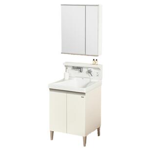 TOTO浴室柜组合LDSW601W/K家用落地式小户型60CM大肚盆(06-D)