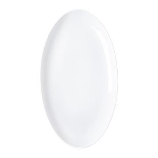 餐厅饭店蒸鱼盘陶瓷明档展示盘农家乐椭圆热菜盘子中厨商用餐饮具