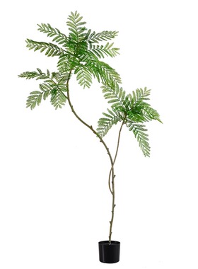 蓝花楹仿真绿植盆栽高端轻奢装饰