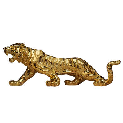 招财老虎办公室开业酒柜装饰品