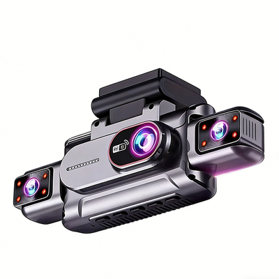 2026新款行车记录仪四镜头哨兵监控360度全景停车监控24小时防划