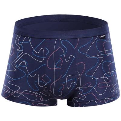 浪莎竹纤维四角裤男士内裤抗菌裆