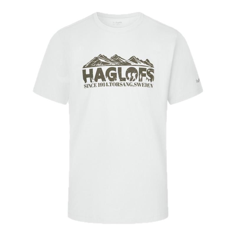 【26新品】HAGLOFS火柴棍Outsiders Cotton Tee男女户外印花棉T恤