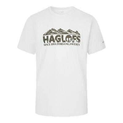 26新品 HAGLOFS火柴棍Outsiders Cotton Tee男女户外印花棉T恤