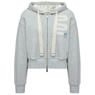 【生肖联名系列】IIIVIVINIKO2025春季新款连帽短款卫衣开衫女