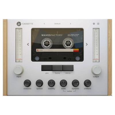 WavesFactory Cassette复古盒式磁带模拟效果器音效插件Win/Mac