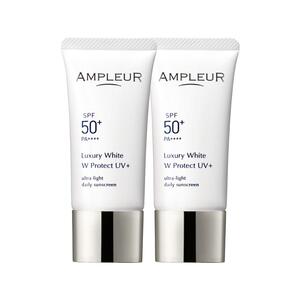 【自营】AMPLEUR奢宠耀白SPF50+三重清透防晒水润清爽30g*2防晒霜