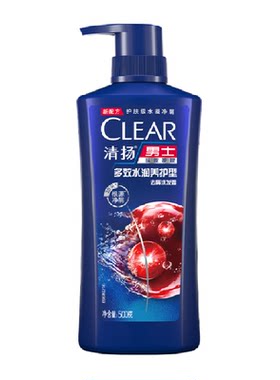 清扬去头屑玻尿酸洗发水500g