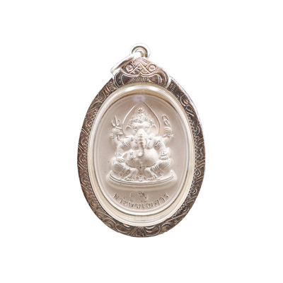 龙婆洪2547象神 四面神双面 保真 泰国佛牌正品纯银泰历2547