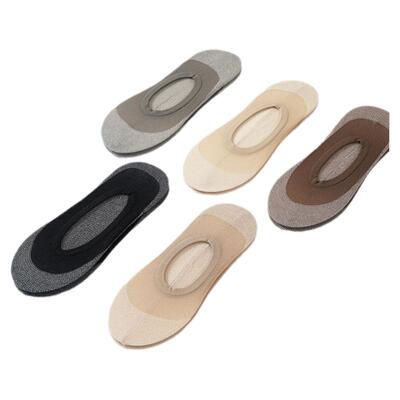 女士麻棉纯色百搭吸汗抗菌袜子