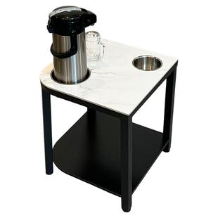 高端轻奢棋牌室麻将桌边麻将机专用茶几茶水架水杯架烟灰缸免安装