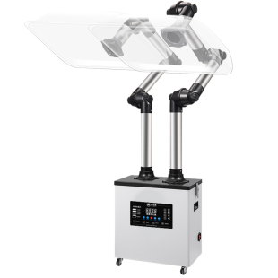 艾灸烟雾净化器移动式抽吸烟机家用养生馆艾灸排烟机系统除烟仪器